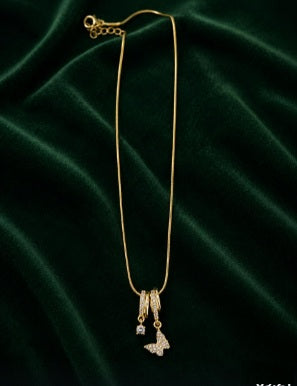 Anti-Tarnish Daily Wear Butterfly Necklace